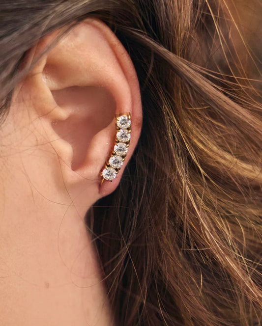 Boucle d’oreille multi strass