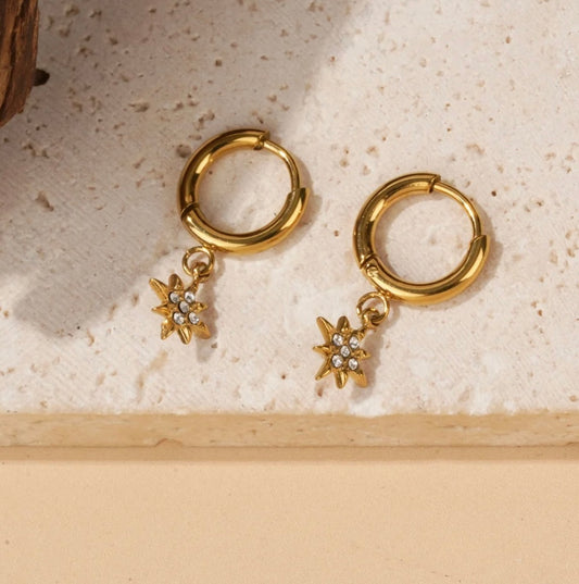Boucle d’oreille étoile
