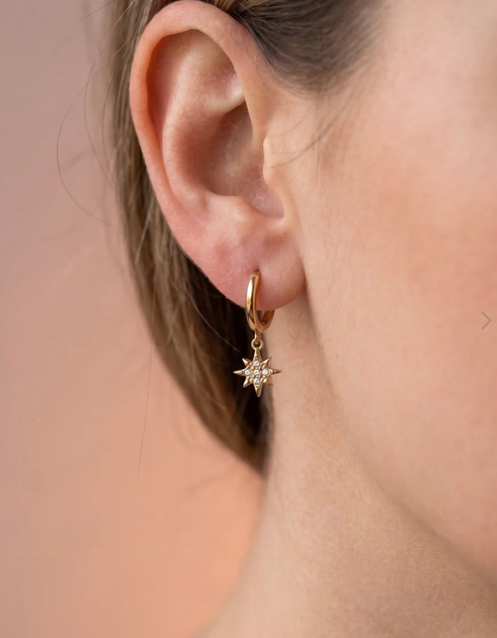 Boucle d’oreille étoile