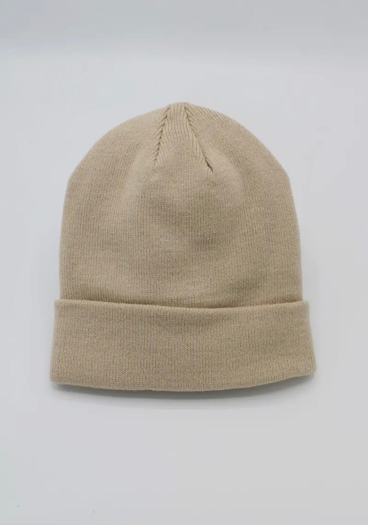 Bonnet beige unis
