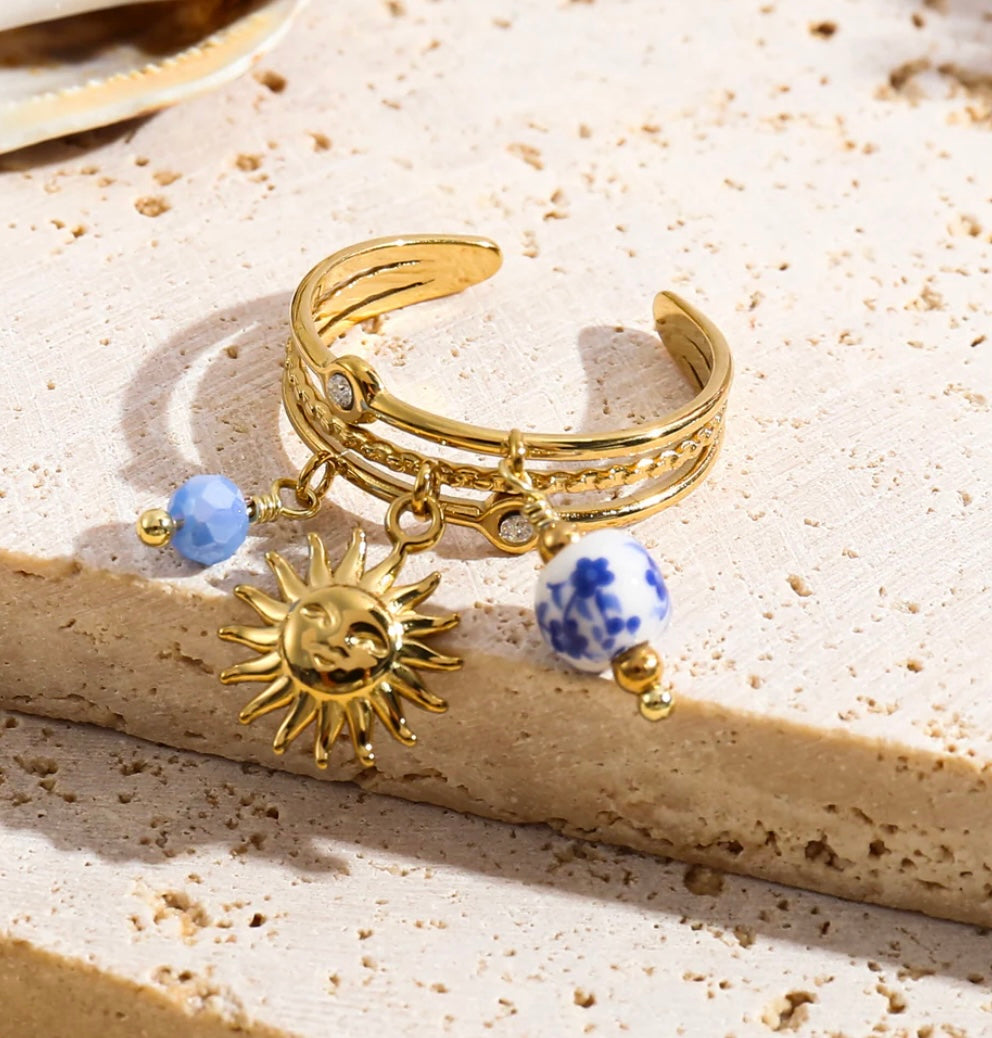 Bague breloque été