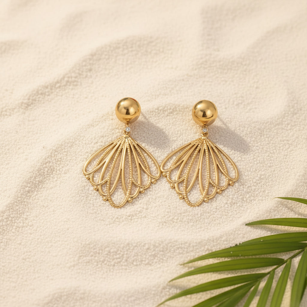 Boucle d’oreille acier inoxydable