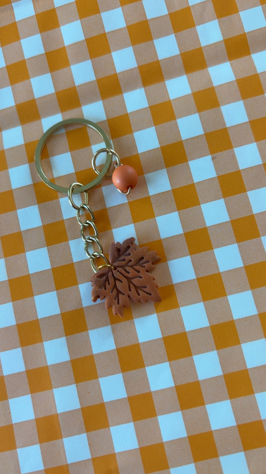 Porte clés feuillage