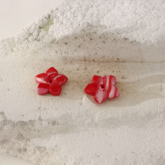 Pampille Oria rouge et blanc